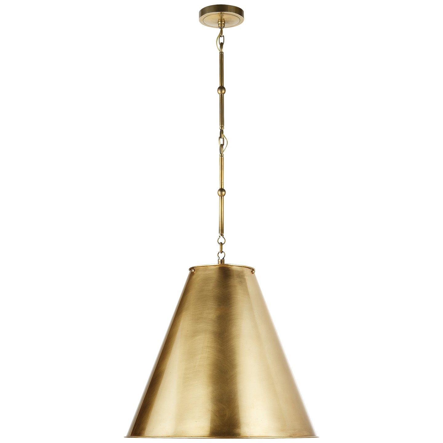 Visual Comfort Signature Canada - One Light Pendant - Goodman - Hand-Rubbed Antique Brass- Union Lighting Luminaires Decor
