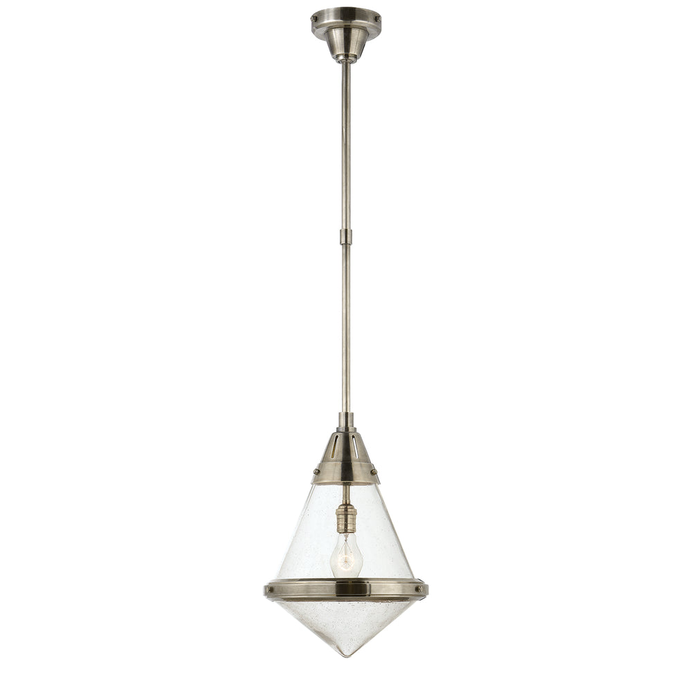 Visual Comfort Signature Canada - One Light Pendant - Gale - Antique Nickel- Union Lighting Luminaires Decor