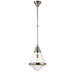 Visual Comfort Signature Canada - One Light Pendant - Gale - Antique Nickel- Union Lighting Luminaires Decor