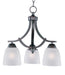 Maxim - Three Light Chandelier - Axis - Oil Rubbed Bronze- Union Lighting Luminaires Decor