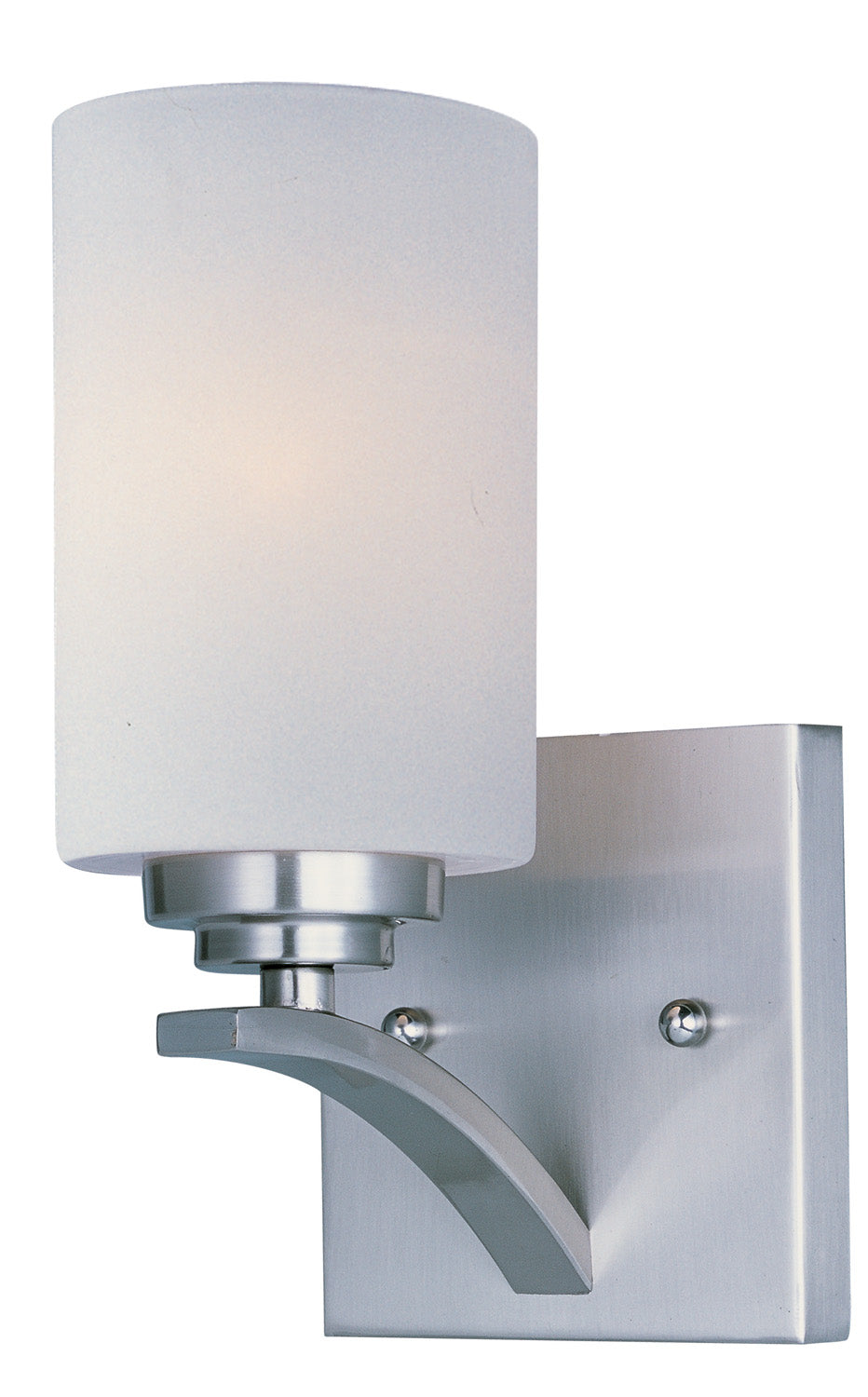Maxim - One Light Wall Sconce - Deven - Satin Nickel- Union Lighting Luminaires Decor
