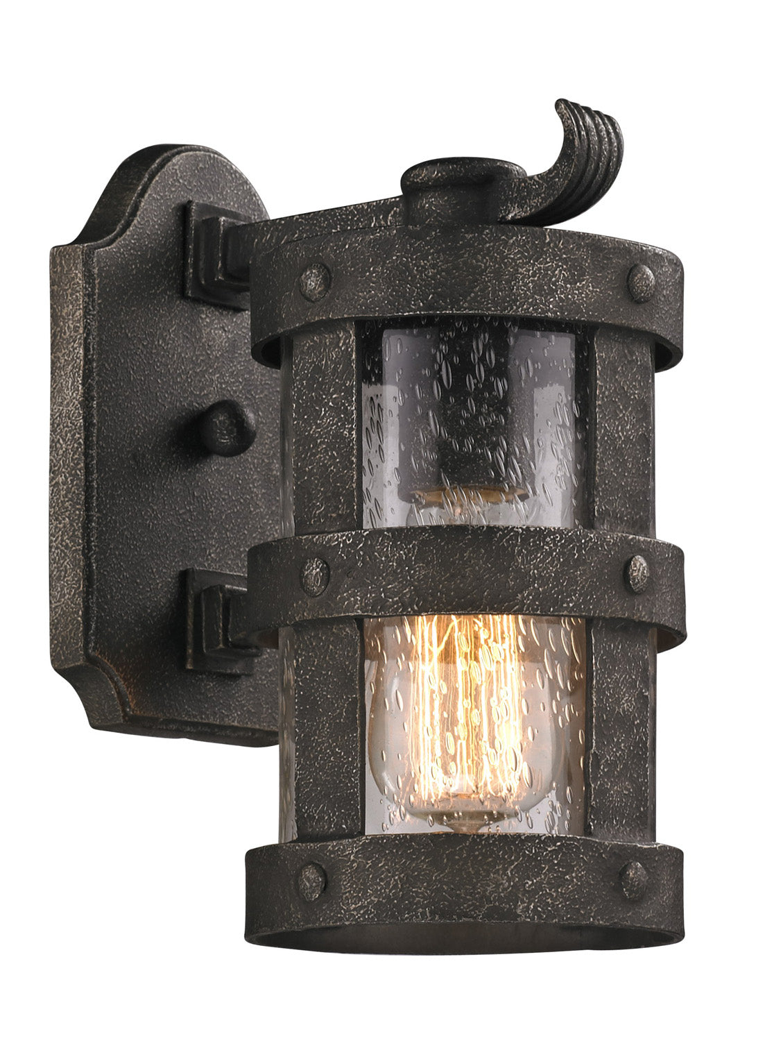 Troy Lighting - One Light Wall Lantern - Barbosa - Aged Pewter- Union Lighting Luminaires Decor
