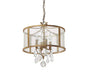 Capital Lighting - Four Light Pendant - Blakely - Antique Gold- Union Lighting Luminaires Decor