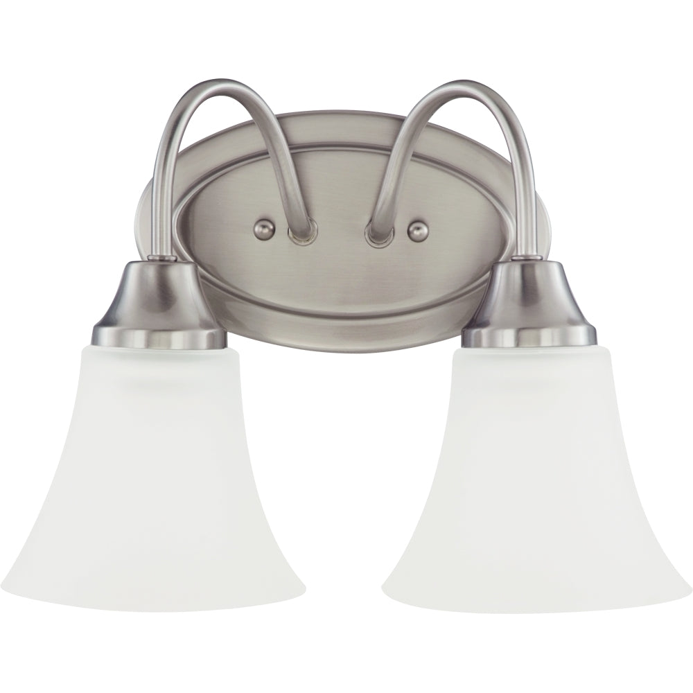 Generation Lighting Canada - Two Light Wall / Bath - Holman - Brushed Nickel- Union Lighting Luminaires Decor