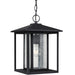 Generation Lighting Canada - One Light Outdoor Pendant - Hunnington - Black- Union Lighting Luminaires Decor