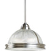 Generation Lighting Canada - Two Light Pendant - Pratt Street Prismatic - Brushed Nickel- Union Lighting Luminaires Decor