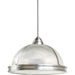 Generation Lighting Canada - Three Light Pendant - Pratt Street Prismatic - Brushed Nickel- Union Lighting Luminaires Decor