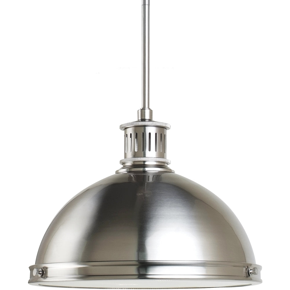 Generation Lighting Canada - Two Light Pendant - Pratt Street Metal - Brushed Nickel- Union Lighting Luminaires Decor