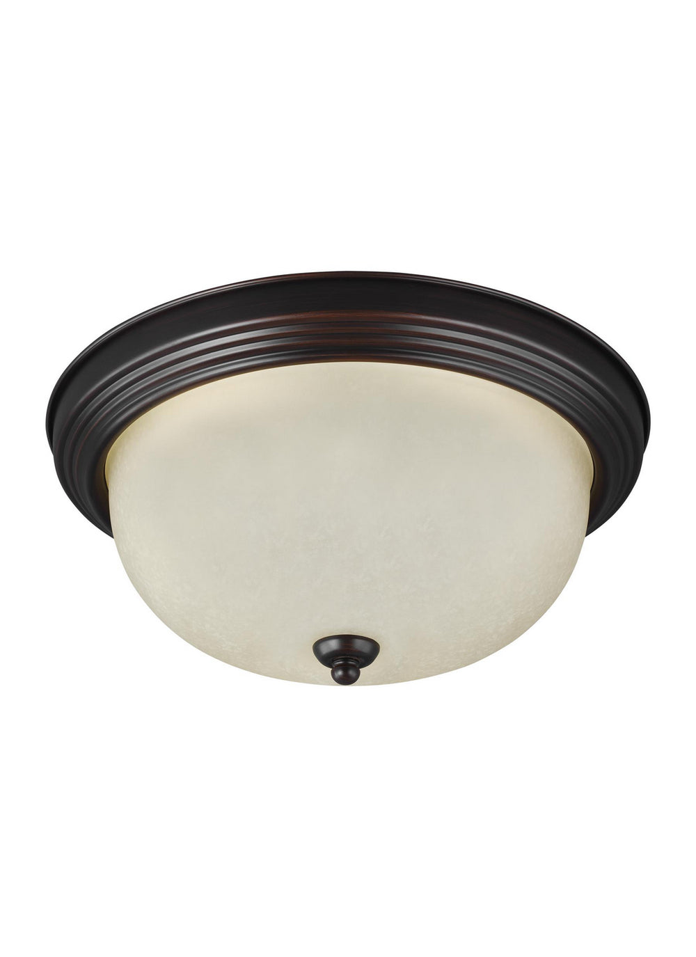 Generation Lighting Canada - One Light Flush Mount - Geary - Bronze- Union Lighting Luminaires Decor