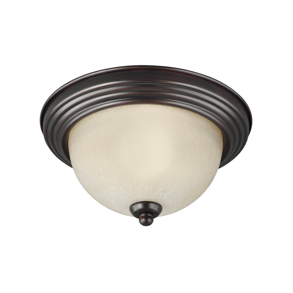 Generation Lighting Canada - Three Light Flush Mount - Geary - Bronze- Union Lighting Luminaires Decor