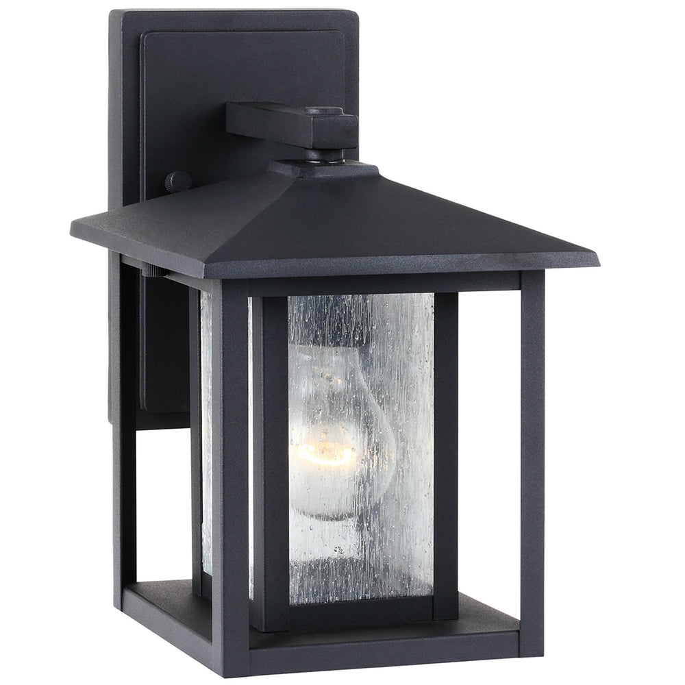 Generation Lighting Canada - One Light Outdoor Wall Lantern - Hunnington - Black- Union Lighting Luminaires Decor