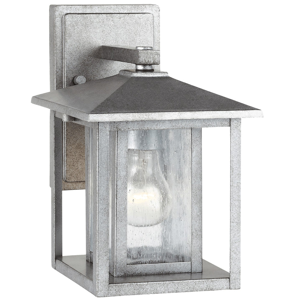 Generation Lighting Canada - One Light Outdoor Wall Lantern - Hunnington - Weathered Pewter- Union Lighting Luminaires Decor