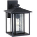 Generation Lighting Canada - One Light Outdoor Wall Lantern - Hunnington - Black- Union Lighting Luminaires Decor