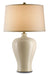 Currey and Company - One Light Table Lamp - Blaise Cream Table Lamp - Cream Crackle- Union Lighting Luminaires Decor