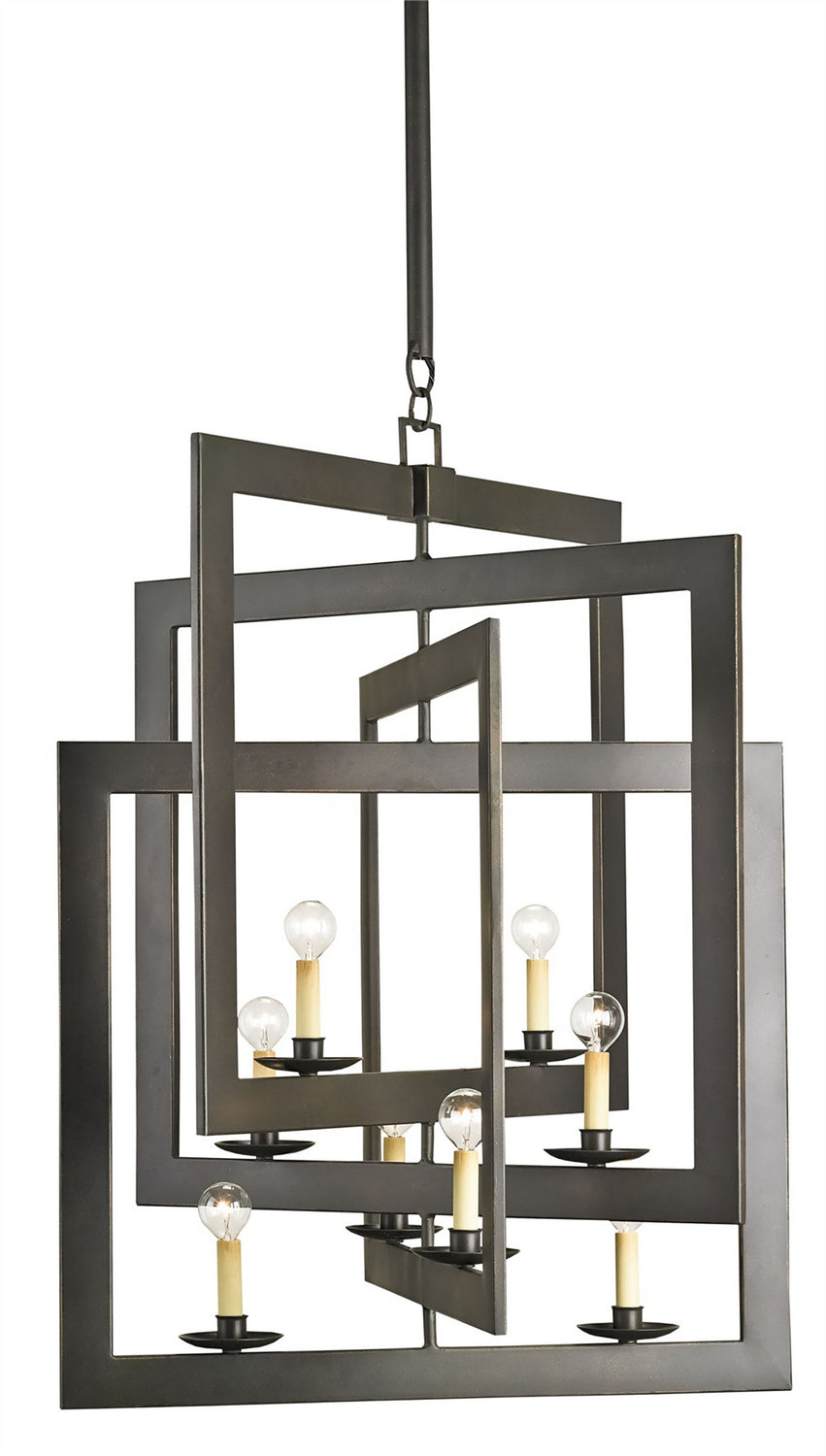 Currey and Company - Eight Light Chandelier - Middleton - Bronze Gold- Union Lighting Luminaires Decor