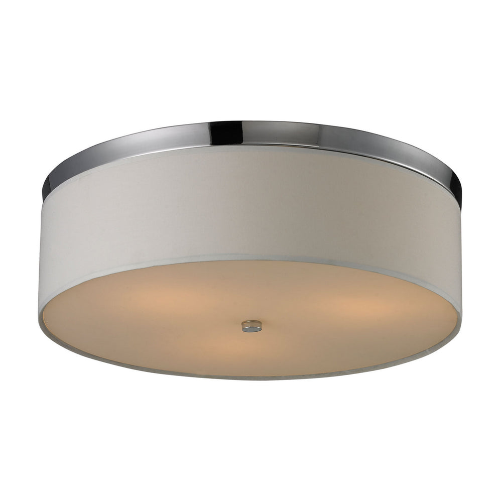 ELK Home - Three Light Flush Mount - Flushmounts - Polished Chrome- Union Lighting Luminaires Decor