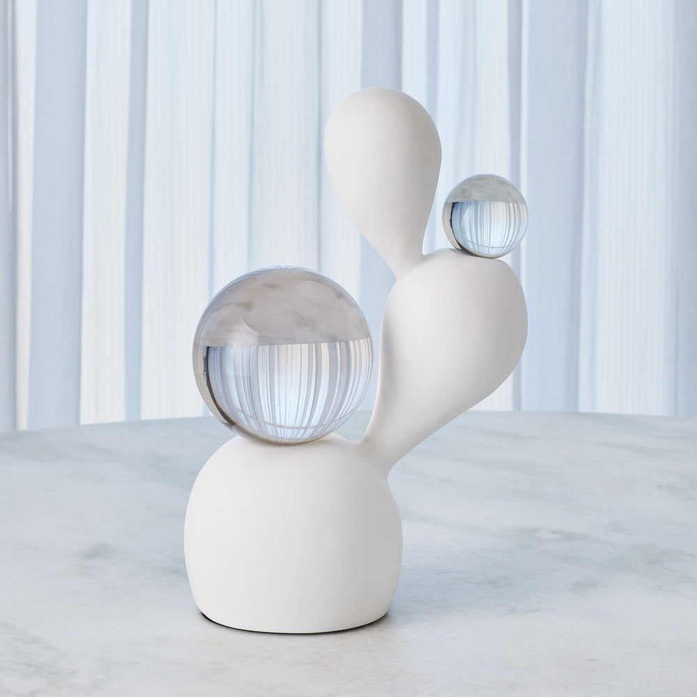 Triple Meringue Sculpture w/2 Spheres
