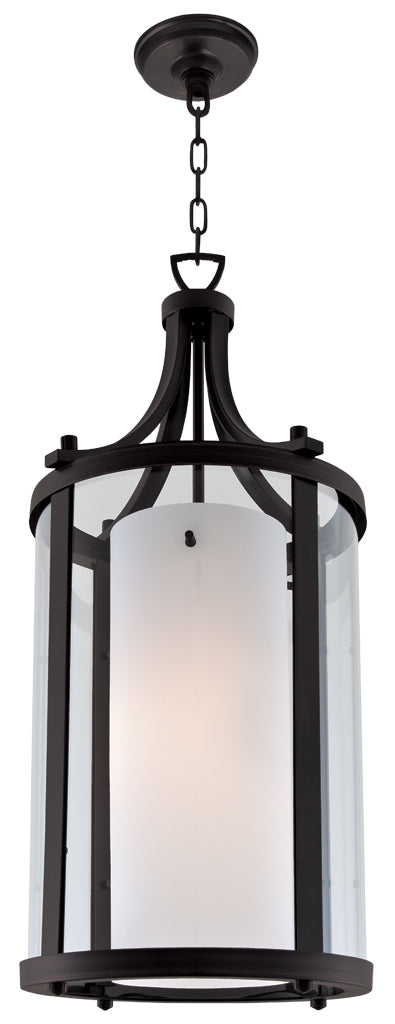 DVI Canada - Two Light Pendant - Essex - Graphite w/Half Opal Glass- Union Lighting Luminaires Decor