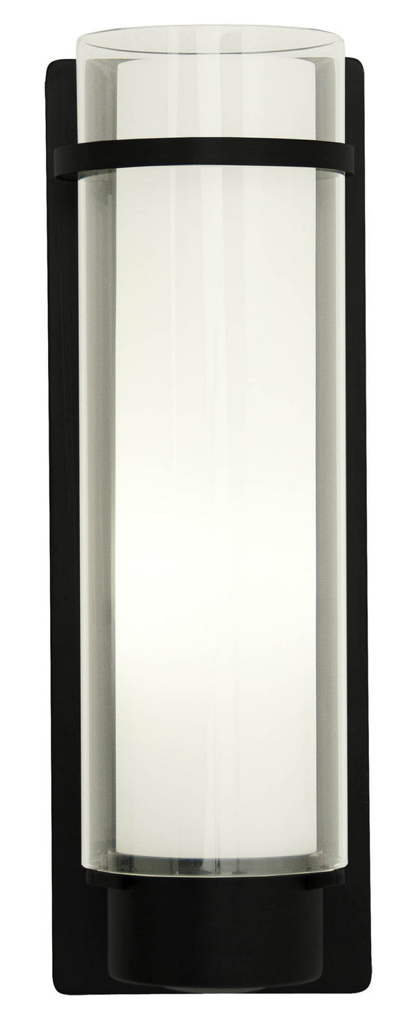 DVI Canada - One Light Wall Sconce - Essex - Graphite w/Half Opal Glass- Union Lighting Luminaires Decor