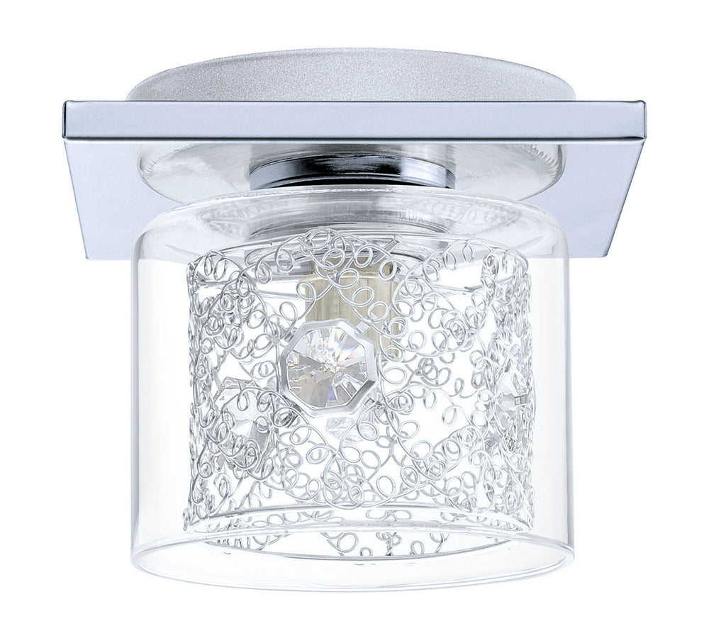 Eglo Canada - One Light Ceiling Mount - Pianella - Chrome- Union Lighting Luminaires Decor