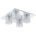 Eglo Canada - Four Light Ceiling Mount - Pianella - Chrome- Union Lighting Luminaires Decor