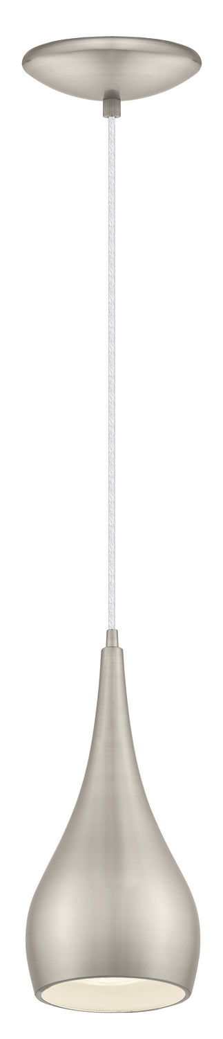 Eglo Canada - One Light Pendant - Reale - Matte Nickel- Union Lighting Luminaires Decor