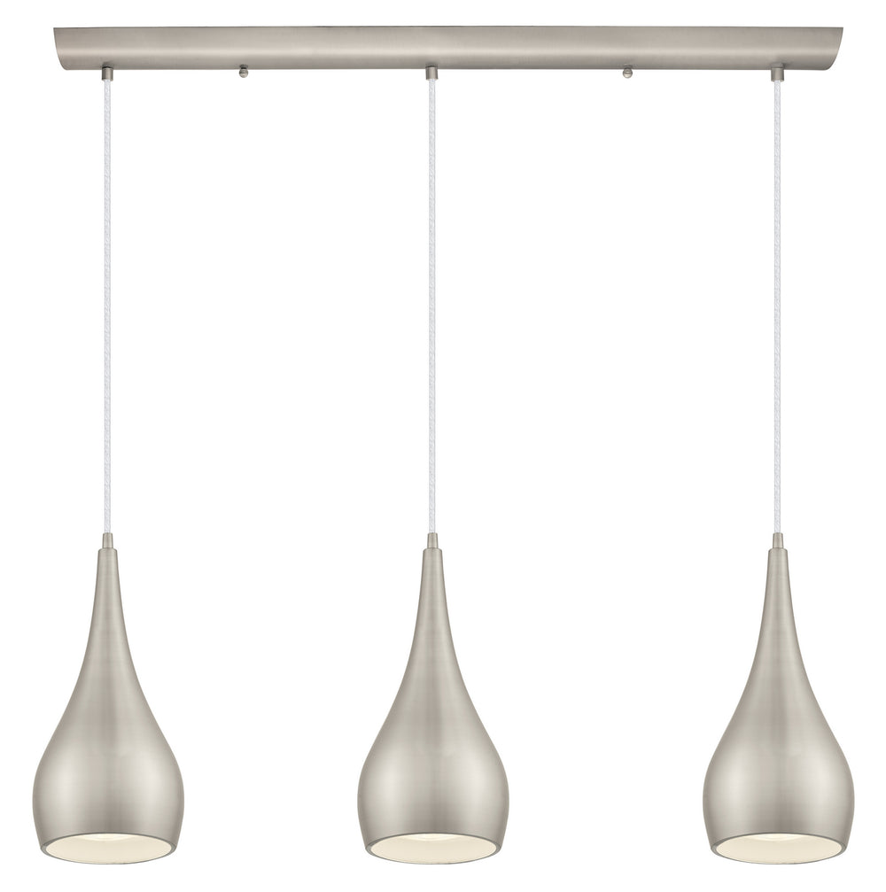 Eglo Canada - Three Light Pendant - Reale - Matte Nickel- Union Lighting Luminaires Decor