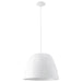 Eglo Canada - One Light Pendant - Coretto - Steel / Glossy White- Union Lighting Luminaires Decor