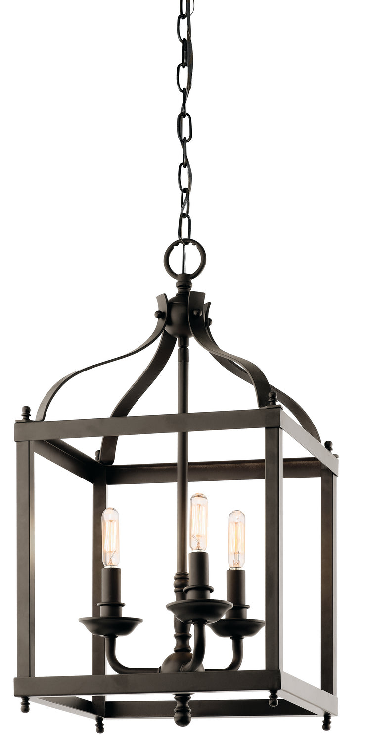 Kichler Canada - Three Light Pendant - Larkin - Olde Bronze- Union Lighting Luminaires Decor