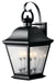 Kichler Canada - Four Light Outdoor Wall Mount - Mount Vernon - Black- Union Lighting Luminaires Decor