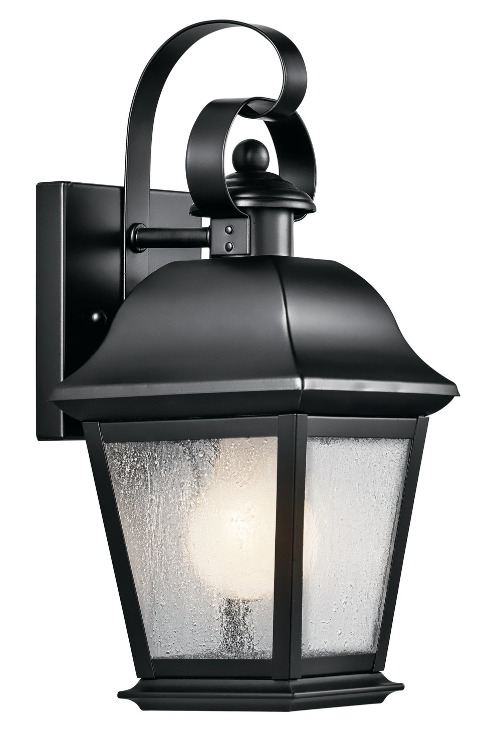 Kichler Canada - One Light Outdoor Wall Mount - Mount Vernon - Black- Union Lighting Luminaires Decor