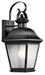 Kichler Canada - One Light Outdoor Wall Mount - Mount Vernon - Black- Union Lighting Luminaires Decor