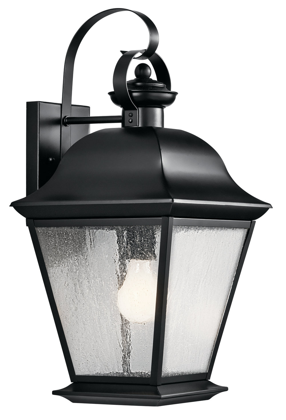 Kichler Canada - One Light Outdoor Wall Mount - Mount Vernon - Black- Union Lighting Luminaires Decor