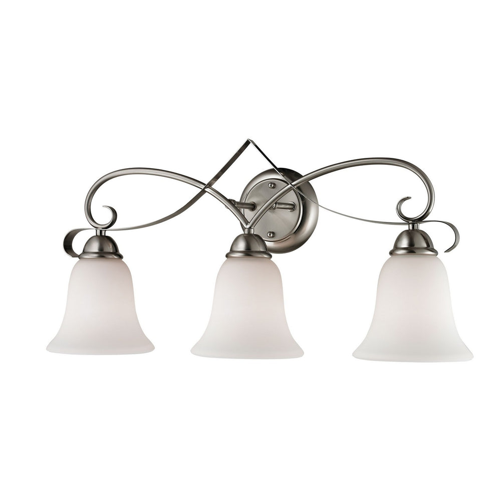 ELK Home - Three Light Vanity - Brighton - Brushed Nickel- Union Lighting Luminaires Decor