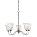 ELK Home - Five Light Chandelier - Conway - Brushed Nickel- Union Lighting Luminaires Decor