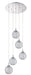 Kendal Canada - Five Light Pan - Solaro - Chrome- Union Lighting Luminaires Decor