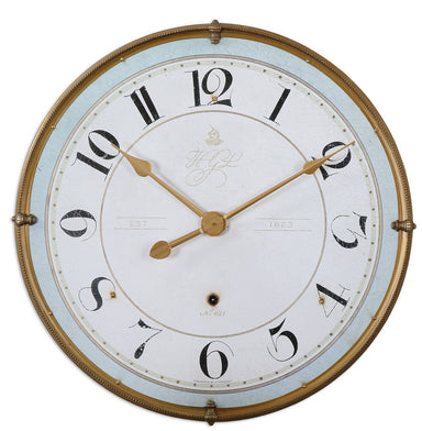 Uttermost - Wall Clock - Torriana - Antiqued Gold- Union Lighting Luminaires Decor