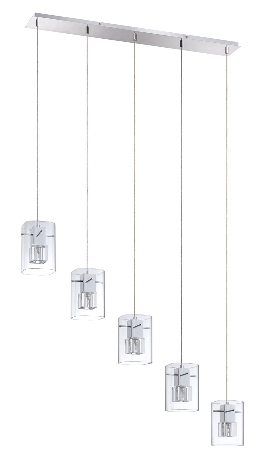Kendal Canada - Five Light Bar - Metro - Chrome- Union Lighting Luminaires Decor