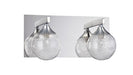 Kendal Canada - Two Light Bath - Fybra - Chrome- Union Lighting Luminaires Decor