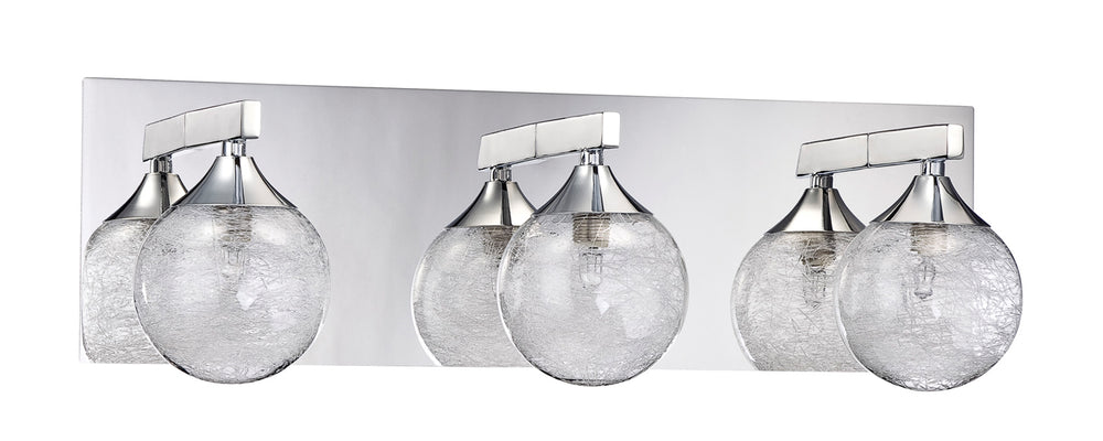 Kendal Canada - Three Light Bath - Fybra - Chrome- Union Lighting Luminaires Decor