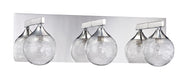 Kendal Canada - Three Light Bath - Fybra - Chrome- Union Lighting Luminaires Decor