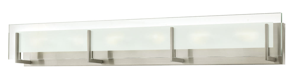 Hinkley Canada - Six Light Vanity - Latitude - Brushed Nickel- Union Lighting Luminaires Decor