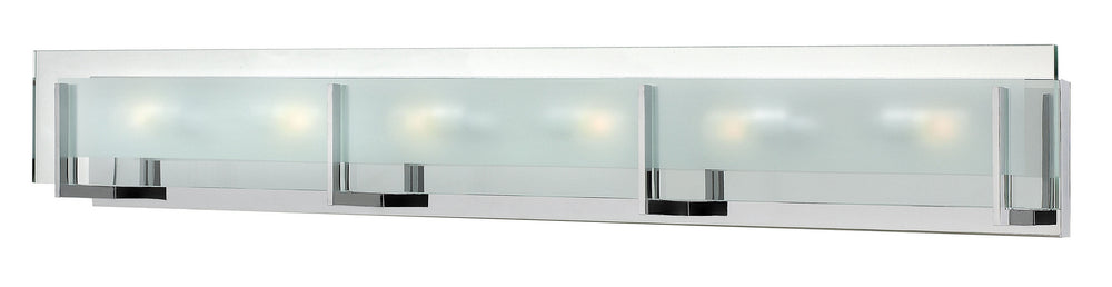 Hinkley Canada - Six Light Vanity - Latitude - Chrome- Union Lighting Luminaires Decor
