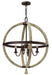 Fredrick Ramond Canada - LED Chandelier - Middlefield - Iron Rust- Union Lighting Luminaires Decor