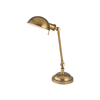 Hudson Valley - One Light Table Lamp - Girard - Vintage Brass- Union Lighting Luminaires Decor