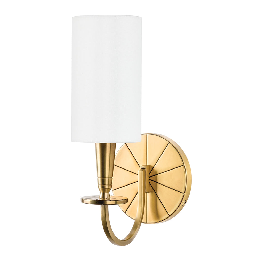 Hudson Valley Canada - One Light Wall Sconce - Mason - Aged Brass- Union Lighting Luminaires Decor