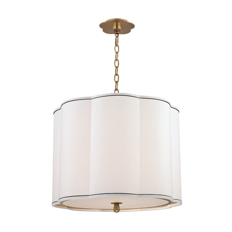 Hudson Valley Canada - Four Light Pendant - Sweeny - Aged Brass- Union Lighting Luminaires Decor