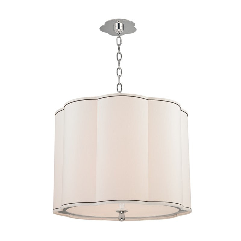 Hudson Valley Canada - Four Light Pendant - Sweeny - Polished Nickel- Union Lighting Luminaires Decor