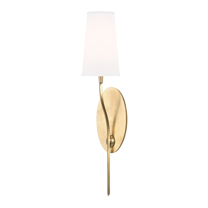 Hudson Valley Canada - One Light Wall Sconce - Rutland - Aged Brass- Union Lighting Luminaires Decor