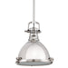 Hudson Valley Canada - One Light Pendant - Pelham - Polished Nickel- Union Lighting Luminaires Decor